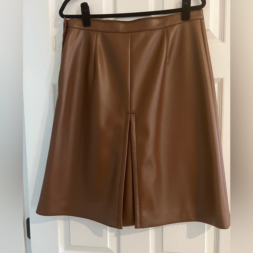 Burberry faux leather skirt size 12